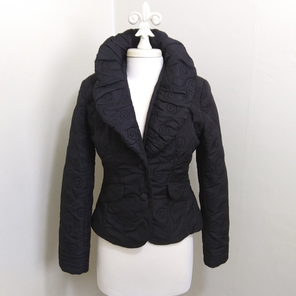 NABI Quilted Light Weight Black Jacket Size Small
